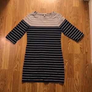 Striped Sweater Dress